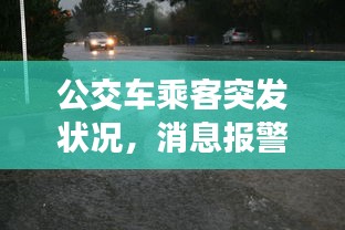 公交车乘客突发状况，消息报警关键时刻显重要性