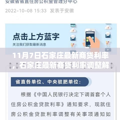 石家庄最新商贷利率深度解析与观点阐述，11月7日最新调整洞察