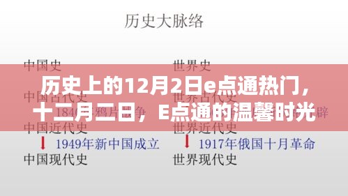 历史上的十二月二日，E点通的温馨时光回顾