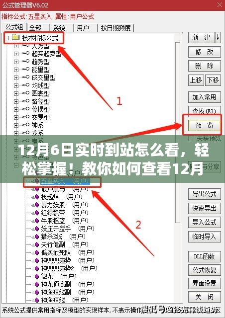 12月6日实时到站指南，初学者与进阶用户必备查看技巧