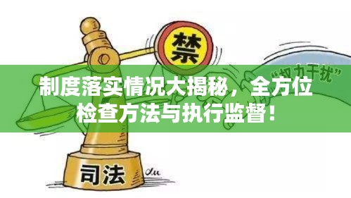 制度落实情况大揭秘，全方位检查方法与执行监督！