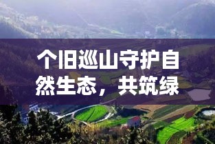 个旧巡山守护自然生态，共筑绿色家园新闻头条