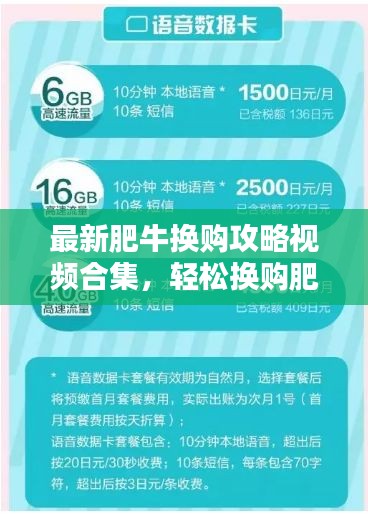 最新肥牛换购攻略视频合集，轻松换购肥牛，一站式指南助你省钱省心